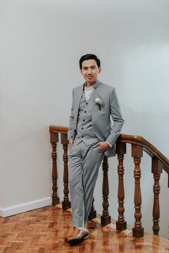 portrait of a handsome young man