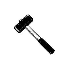 Heavy Sledgehammer with Long Handle