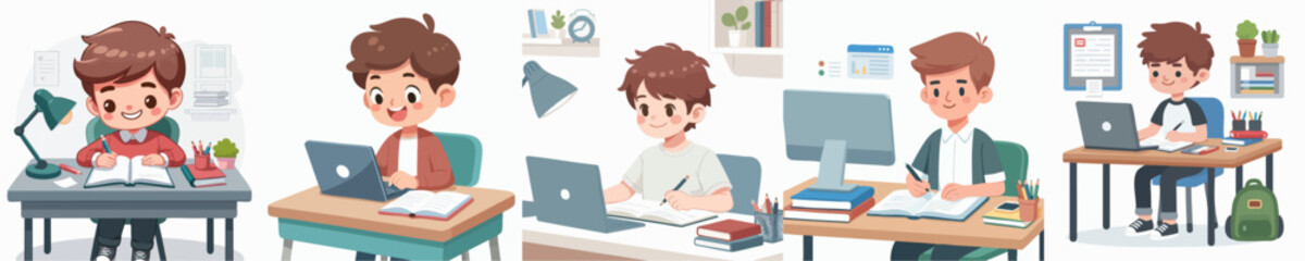 Vector of a learning spirit