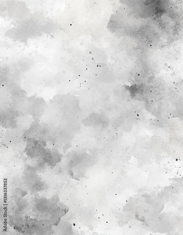 Poster an abstract gray background is characterized by the presence of textured brush strokes