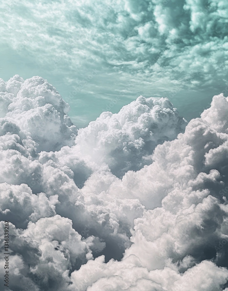 Poster soft and elegant design is achieved through the use of a light gray watercolor background texture