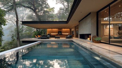 Luxurious Minimalist Villa with Open Plan Living and Beautiful Outdoor Spaces