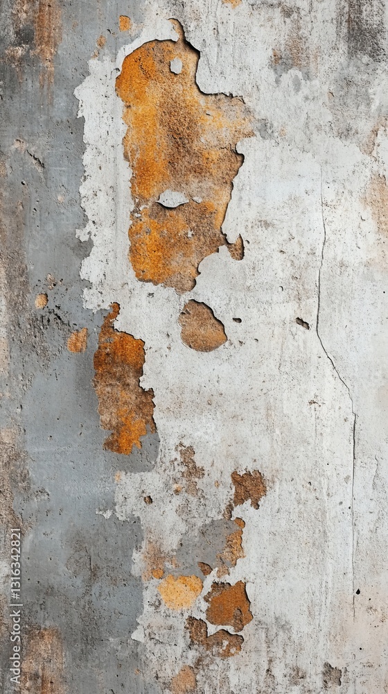 Poster an abstract background is created by black and silver paint dripping and splattering across a textur