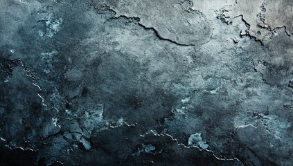 Naklejka premium Dramatic abstract shapes are formed through the use of dark watercolor painting techniques