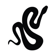 Obraz premium snake silhouette