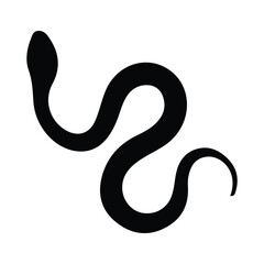 Naklejka premium snake silhouette