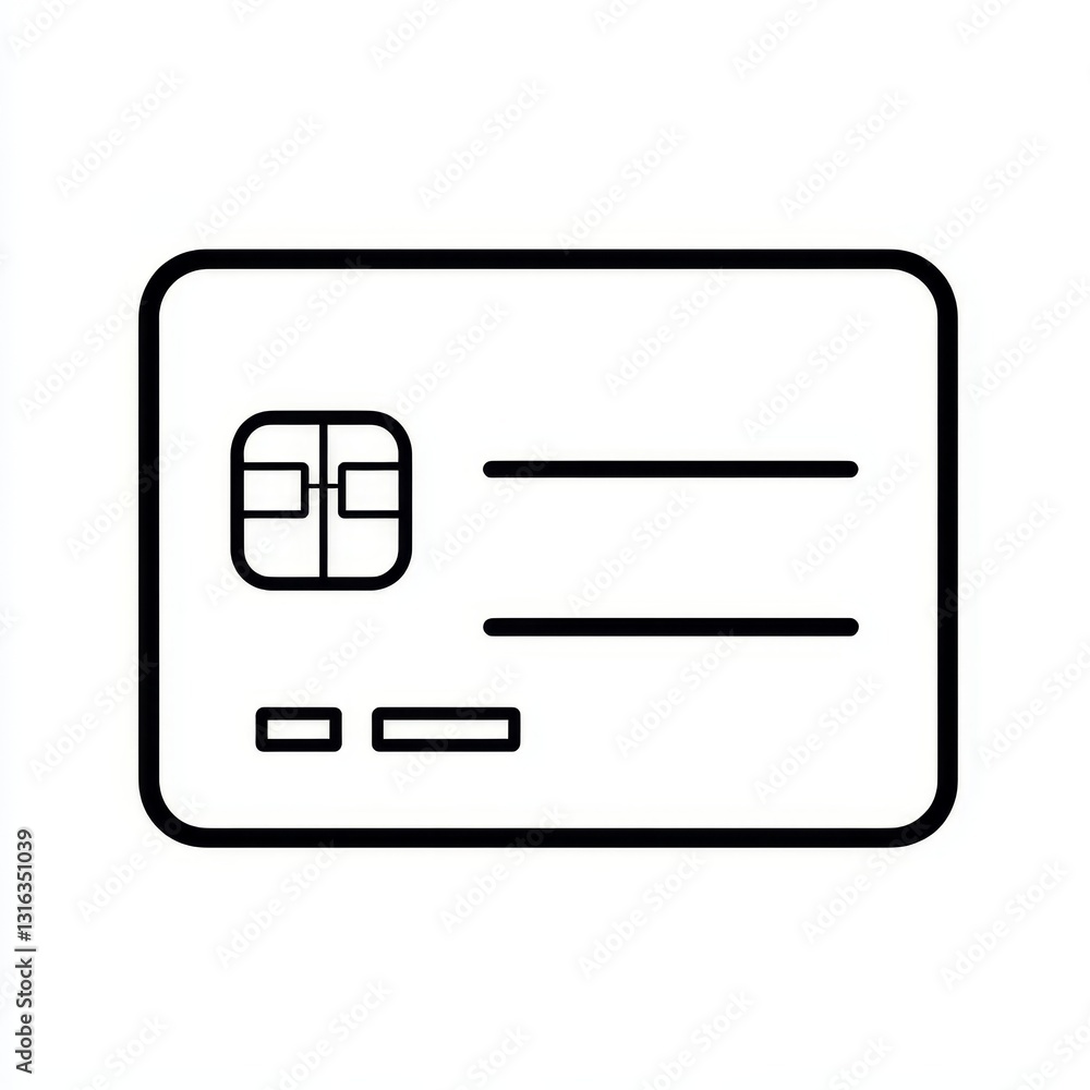 Aufkleber minimalist design is embodied in this credit card through its bold rectangular graphics