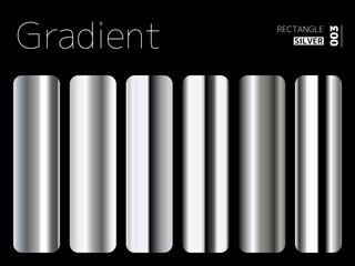 グラデーションのグラフィックスタイルのセット 003 長方形
