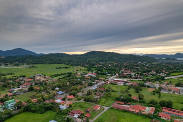 Panoramic view of Langkawi's urban sprawl