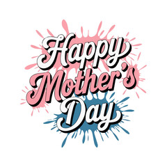 Mom t shirt design for mother's day . Mother's day t shirt print template , lettering and typography design.