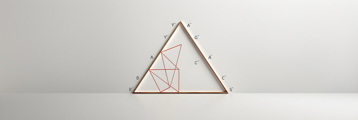 Illustration of Fundamental Concepts in Trigonometry featuring Right-Angled Triangle and Trigonometric Ratios