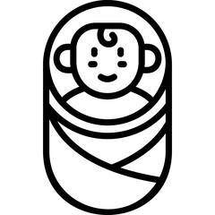 Newborn line icon