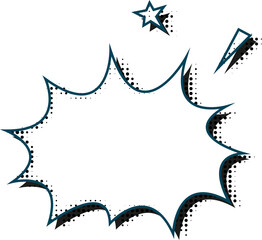 Comic Bubble Halfton