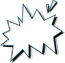 Comic Bubble Halfton
