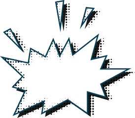 Comic Bubble Halfton