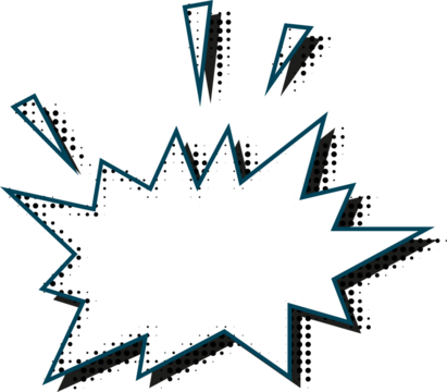 Comic Bubble Halfton