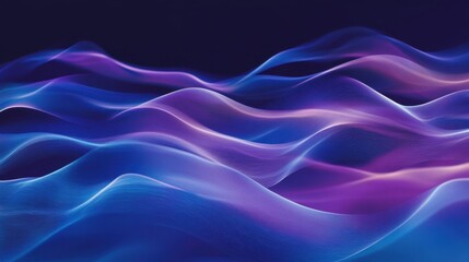 Obraz premium Abstract fluid waves with vibrant colors and soft gradients creating a sense of motion and tranquility in an artistic, dreamlike background