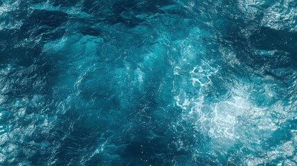 Fototapeta premium Tranquil water with a blue background creating a serene and calming atmosphere for relaxation Seamless Texture