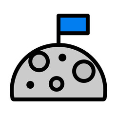 moon flag fill color style