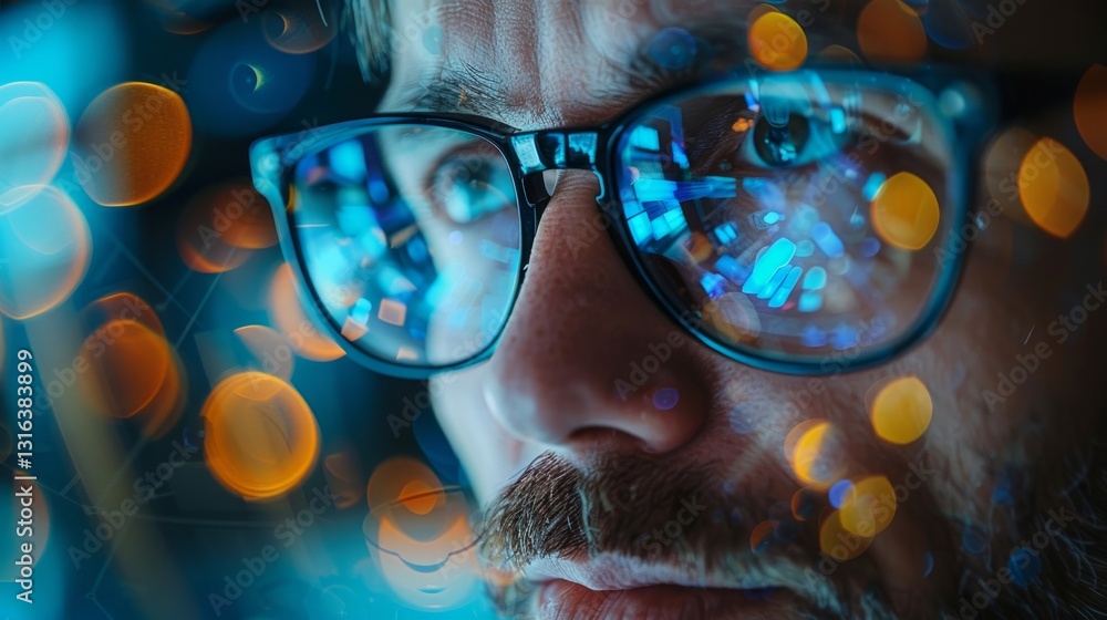 Aufkleber software engineer collaborating with diverse team members in a modern office environment