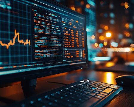 Investors trading new technology stocks for high potential returns, Investing in Tech Stocks, Innovative and highreward