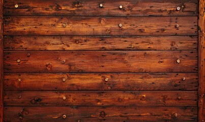Naklejka premium Rich Wooden Texture of Rustic Beams in an Authentic Vintage Design Creating a Cozy Atmospheric Background for Various Creative Applications