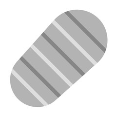 footprints flat style