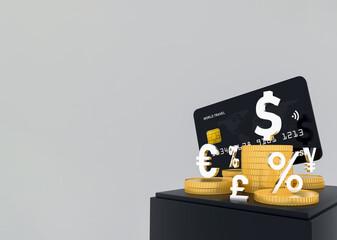 Digital Finance and Global Currency Concept