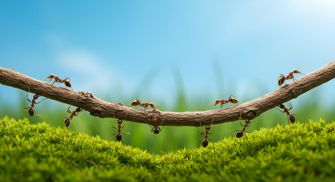 ants on a tree - Powered by Adobe