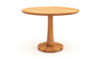 Elegant Round Wooden Table Design