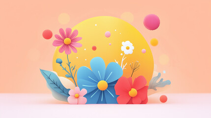 Vibrant Floral Arrangement Design