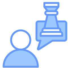Obraz premium Strategic Thinking Icon