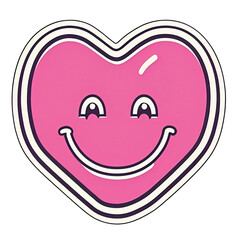 heart with smile illustration