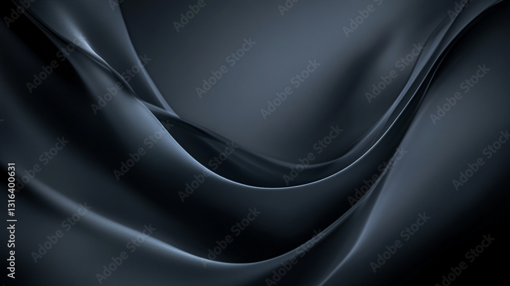 Poster abstract dark gray smooth wavy background design texture illustration art lines waves image curves