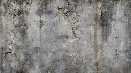 Aged weathered gray concrete wall