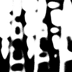 An abstract wavy transparent isolated black grunge texture overlay design element.