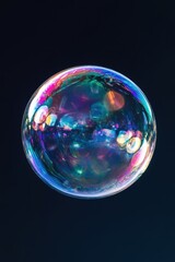 Colorful soap bubble