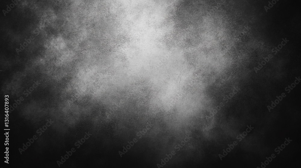 Poster abstract dark gray background texture with light white gradient overlay fog art dust image photo