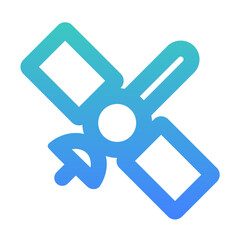 satellite outlined gradient style