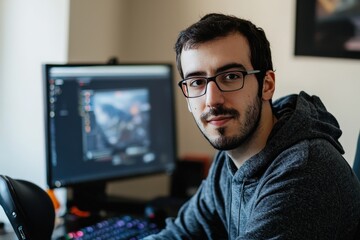 Game designer develops the rules, structure and content of computer game