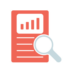 Icon a analysis, isolated against a clean background.