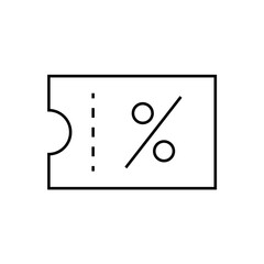 Discount Ticket Icon