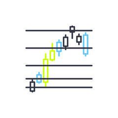 Fibonacci Retracement Colored Icons Predicting Support-Resistance Levels (Swing Trading, Price Action).
