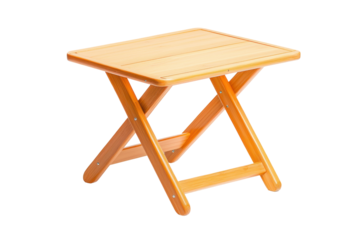 Portable folding computer desk for home office use isolated