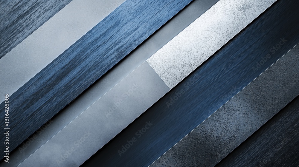 Poster metallic gradient transitioning from dark to light with textured layers