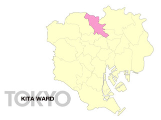 東京都北区の位置地図_02