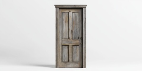 Obraz premium Vintage wooden door an building