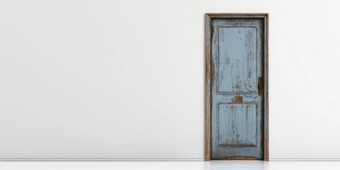 Fototapeta premium Vintage wooden door an building