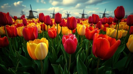Tulip Fields of the Netherlands