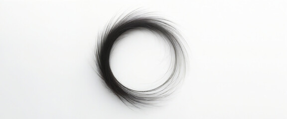 Artistic Representation of a Hair Circle